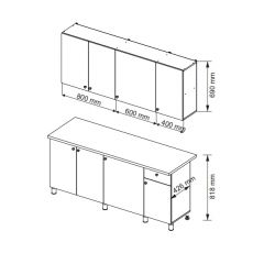 Кухонный гарнитур POINT 180 в Краснокамске - krasnokamsk.mebel24.online | фото 11