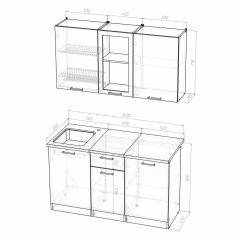 Кухонный гарнитур Симона медиум 1400 в Краснокамске - krasnokamsk.mebel24.online | фото 4