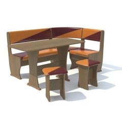 Кухонный уголок Ника-2 жемчужно-фисташковый в Краснокамске - krasnokamsk.mebel24.online | фото 2