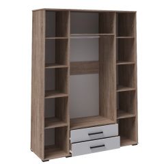 Модульная Спальня Соната (Белый/Дуб сонома) в Краснокамске - krasnokamsk.mebel24.online | фото 6