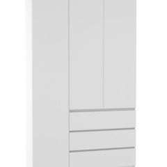 МОРИ МШ 1200.1 Шкаф (белый) в Краснокамске - krasnokamsk.mebel24.online | фото 2