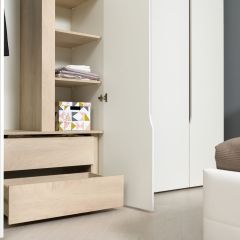 Муссон Шкаф двухстворчатый 13.198 в Краснокамске - krasnokamsk.mebel24.online | фото 3