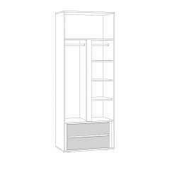 Муссон спальня (модульная) в Краснокамске - krasnokamsk.mebel24.online | фото 10