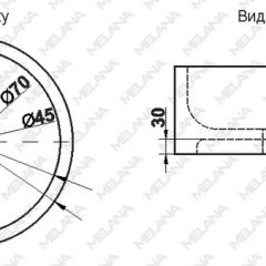 Накладная раковина melana mln-7076b (черная) в Краснокамске - krasnokamsk.mebel24.online | фото 2
