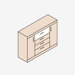 НИКА Н25 Комод в Краснокамске - krasnokamsk.mebel24.online | фото 3