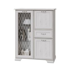 НИКОЛЬ Комод с 1 ст.дв., 2 гл.дв, 1 ящика в Краснокамске - krasnokamsk.mebel24.online | фото