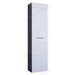 Пенал Ненси 400 (Венге/Белый глянец) в Краснокамске - krasnokamsk.mebel24.online | фото