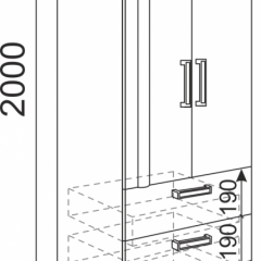 Подростковая Волкер (модульная) в Краснокамске - krasnokamsk.mebel24.online | фото 17