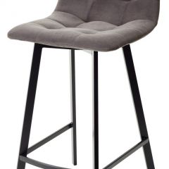 Полубарный стул CHILLI-QB SQUARE графит #14, велюр / черный каркас (H=66cm) М-City в Краснокамске - krasnokamsk.mebel24.online | фото