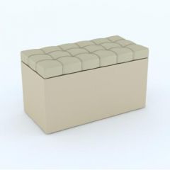 Пуф КВАДРО тип 2 Бежевый в Краснокамске - krasnokamsk.mebel24.online | фото