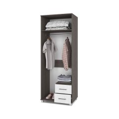 ЕВА Шкаф 2-х дверный Е24 в Краснокамске - krasnokamsk.mebel24.online | фото 2