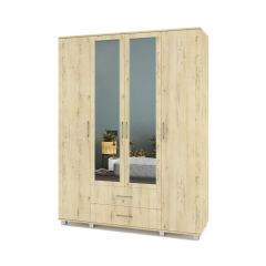 ЕВА Шкаф 4-х дверный Е43 в Краснокамске - krasnokamsk.mebel24.online | фото 5
