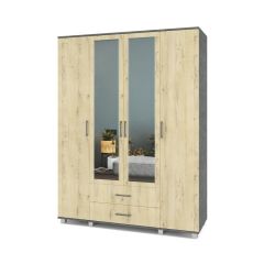 ЕВА Шкаф 4-х дверный Е43 в Краснокамске - krasnokamsk.mebel24.online | фото 7