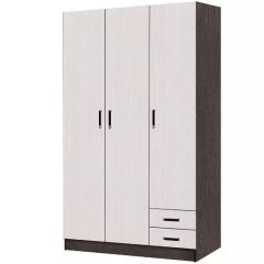 Шкаф распашной Эконом (Венге/Дуб Белфорд) в Краснокамске - krasnokamsk.mebel24.online | фото
