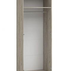 Шкаф Эмма (Дуб Крафт серый/белый) в Краснокамске - krasnokamsk.mebel24.online | фото 2
