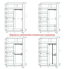 Шкаф-купе 1400 серии SOFT D1+D3+B2+PL1 (2 ящика+1штанга) профиль «Графит» в Краснокамске - krasnokamsk.mebel24.online | фото 7