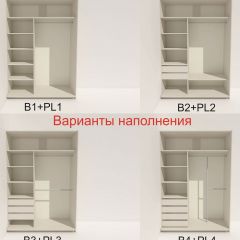Шкаф-купе 1400 серии SOFT D6+D4+B2+PL2 (2 ящика+1штанга+1 полка) профиль «Капучино» в Краснокамске - krasnokamsk.mebel24.online | фото 7