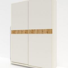 Шкаф-купе 1400 серии SOFT D6+D6+B2+PL3 (2 ящика+2штанги) профиль «Капучино» в Краснокамске - krasnokamsk.mebel24.online | фото 2