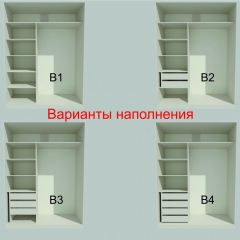 Шкаф-купе 1500 серии NEW CLASSIC K2+K2+B2+PL2(2 ящика+1 штанга+1 полка) профиль «Капучино» в Краснокамске - krasnokamsk.mebel24.online | фото 7