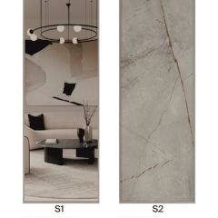 Шкаф-купе 1500 серии SILVER S1+S1+B2+PL2 (2 ящика+1 штанга+1 полка) профиль «Серебро» в Краснокамске - krasnokamsk.mebel24.online | фото 7