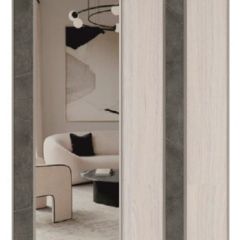 Шкаф-купе 1500 серии SILVER S1+S1+B2+PL2 (2 ящика+1 штанга+1 полка) профиль «Серебро» в Краснокамске - krasnokamsk.mebel24.online | фото 8