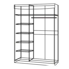 Шкаф-купе 1600 без зеркала "Мария-Луиза 6.16" в Краснокамске - krasnokamsk.mebel24.online | фото 4