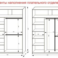 Шкаф-купе 1600 серии SOFT D6+D4+B2+PL2 (2 ящика+1штанга+1 полка) профиль «Капучино» в Краснокамске - krasnokamsk.mebel24.online | фото 9