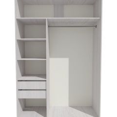 Шкаф-купе 1700 серии SILVER S4+S3Z+B2+PL1 (2 ящика+1 штанга) профиль «Серебро» в Краснокамске - krasnokamsk.mebel24.online | фото 2