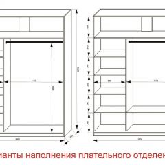 Шкаф-купе 1800 серии SOFT D1+D3+B2+PL1 (2 ящика+1штанга) профиль «Графит» в Краснокамске - krasnokamsk.mebel24.online | фото 6