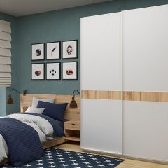 Шкаф-купе 1800 серии SOFT D6+D6+B2+PL3 (2 ящика+2штанги) профиль «Капучино» в Краснокамске - krasnokamsk.mebel24.online | фото 5