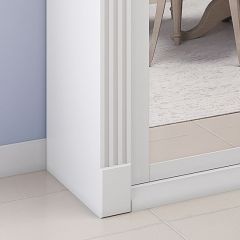 Шкаф-купе 2150 серии NEW CLASSIC K1+K1+K1+B22+PL4 (по 2 ящика лев/прав+F обр.штанга) профиль «Капучино» в Краснокамске - krasnokamsk.mebel24.online | фото 5