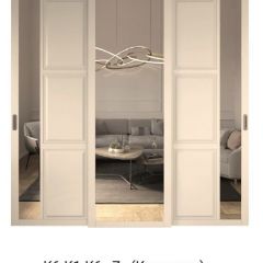 Шкаф-купе 2150 серии NEW CLASSIC K4+K4+K4+B22+PL4(по 2 ящика лев/прав+F обр.штанга) профиль «Капучино» в Краснокамске - krasnokamsk.mebel24.online | фото 15