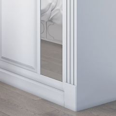Шкаф-купе 2150 серии NEW CLASSIC K6Z+K1+K6+B22+PL2(по 2 ящика лев/прав+1 штанга+1 полка) профиль «Капучино» в Краснокамске - krasnokamsk.mebel24.online | фото 5