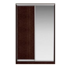 Шкаф-купе Элвис 1500 вариант 3 (ЛДСП/Зеркало) в Краснокамске - krasnokamsk.mebel24.online | фото
