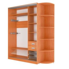 Шкаф-купе Элвис 1500 вариант 7 (Тройной ЛДСП/Тройной ЛДСП) в Краснокамске - krasnokamsk.mebel24.online | фото 3