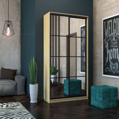 Шкаф-купе Лофт 1200 Шк12-47 (Дуб Сонома) в Краснокамске - krasnokamsk.mebel24.online | фото 9