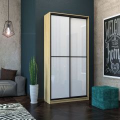 Шкаф-купе Лофт 1200 Шк12-47 (Дуб Сонома) в Краснокамске - krasnokamsk.mebel24.online | фото 11