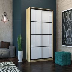 Шкаф-купе Лофт 1200 Шк12-47 (Дуб Сонома) в Краснокамске - krasnokamsk.mebel24.online | фото 12