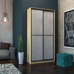 Шкаф-купе Лофт 1200 Шк12-60 (Дуб Сонома) в Краснокамске - krasnokamsk.mebel24.online | фото 13