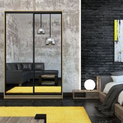 Шкаф-купе Лофт 1600 Шк16-47 (Дуб Сонома) в Краснокамске - krasnokamsk.mebel24.online | фото 10