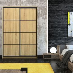 Шкаф-купе Лофт 1600 Шк16-47 (Дуб Сонома) в Краснокамске - krasnokamsk.mebel24.online | фото 7