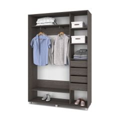 РОЛАНД Шкаф-купе Анкор темный (450*1500) Р451 в Краснокамске - krasnokamsk.mebel24.online | фото 4