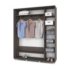 РОЛАНД Шкаф-купе Анкор темный (450*1800) Р481 в Краснокамске - krasnokamsk.mebel24.online | фото 2