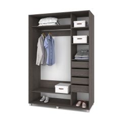РОЛАНД Шкаф-купе Анкор темный (600*1500) Р651 в Краснокамске - krasnokamsk.mebel24.online | фото 4