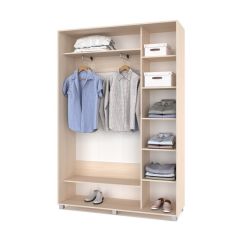 РОЛАНД Шкаф-купе Млечный дуб (450*1500) Р451 в Краснокамске - krasnokamsk.mebel24.online | фото 3