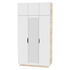 Шкаф с зеркалом "Аврора (H23_M)" в Краснокамске - krasnokamsk.mebel24.online | фото