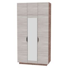 Шкаф с зеркалом "Аврора (H23_M)" в Краснокамске - krasnokamsk.mebel24.online | фото 11