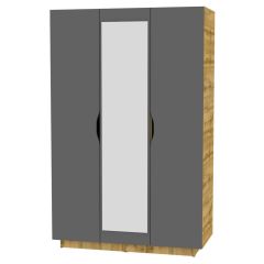 Шкаф с зеркалом "Аврора (H24_M)" в Краснокамске - krasnokamsk.mebel24.online | фото 2