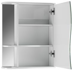 Шкаф-зеркало Волна 1-55 правый АЙСБЕРГ (DA1033HZ) в Краснокамске - krasnokamsk.mebel24.online | фото 2