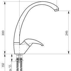 Смеситель MS-001 в Краснокамске - krasnokamsk.mebel24.online | фото 2